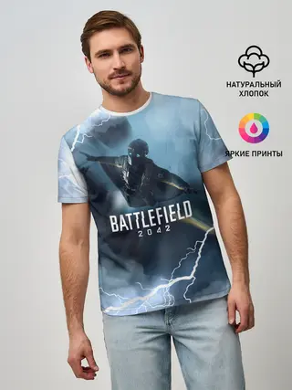 Мужская базовая футболка / WINGSUIT | BATTLEFIELD 2042