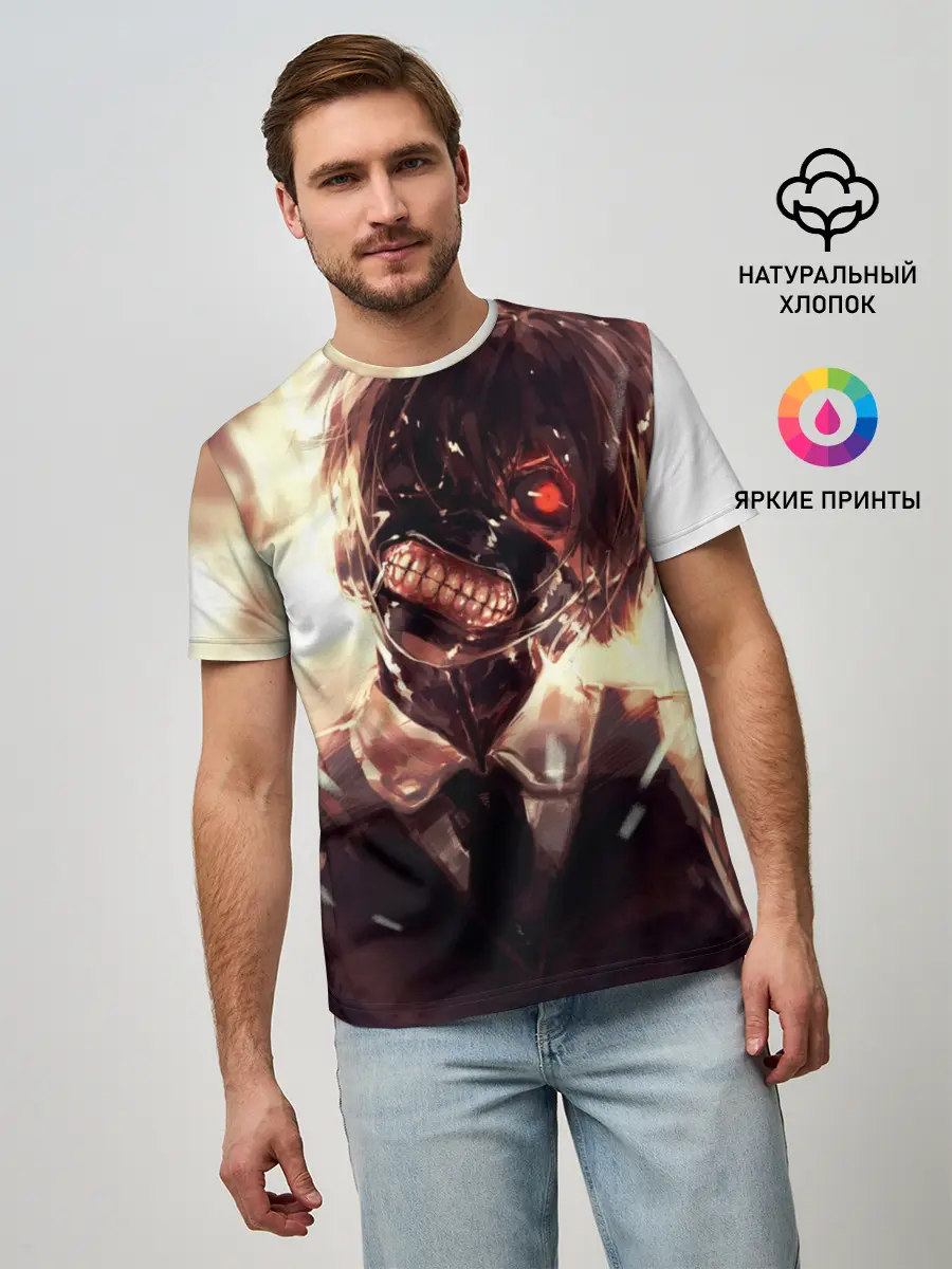 Мужская базовая футболка / Tokyo Ghoul