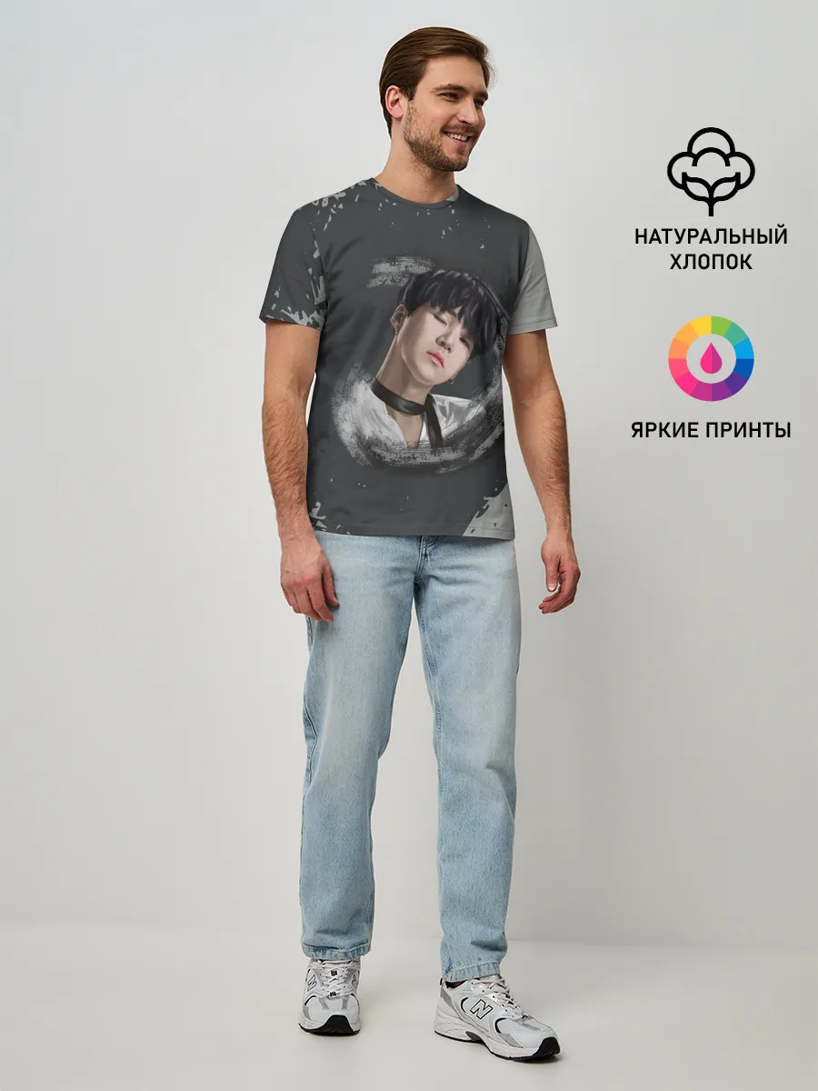 Мужская базовая футболка / BTS | БТС