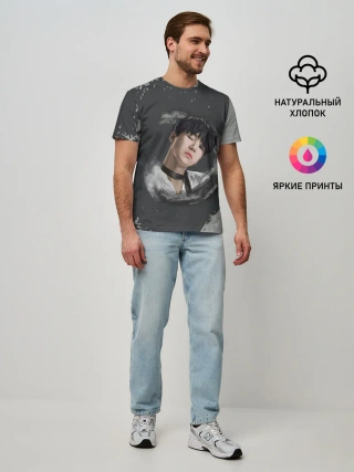 Мужская базовая футболка / BTS | БТС