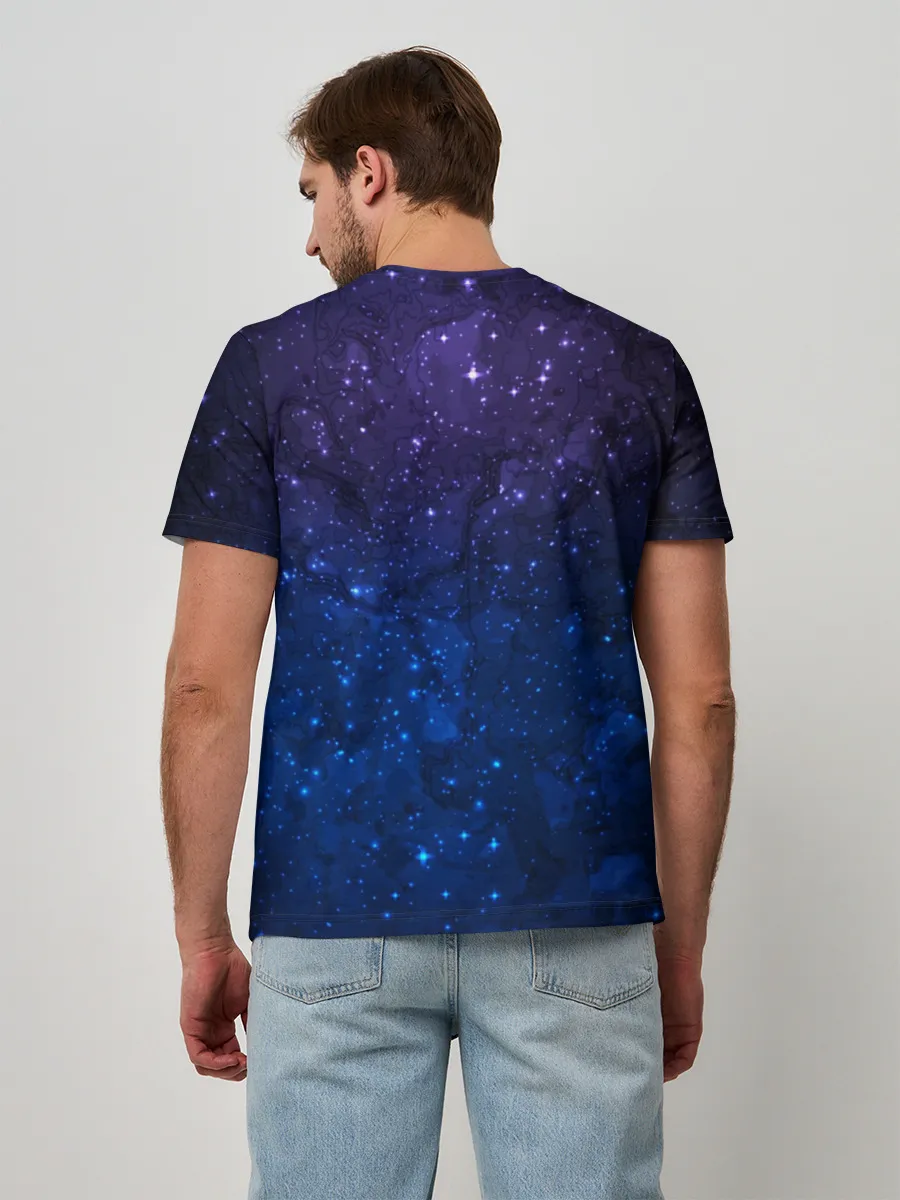 Мужская базовая футболка / Мечтающий Единорог