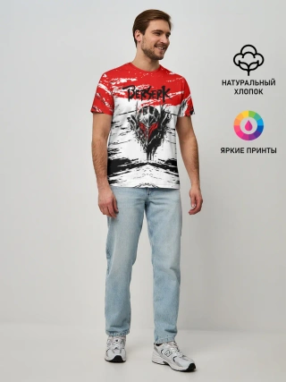 Мужская базовая футболка / Броня Берсерка.