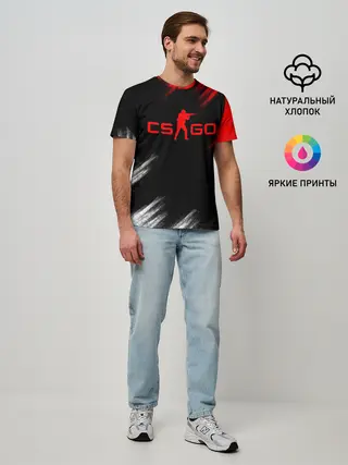 Мужская базовая футболка / Counter Strike