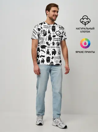 Мужская базовая футболка / AMONG US