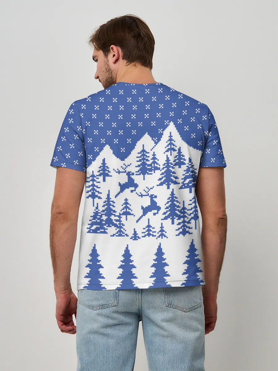 Мужская базовая футболка / Горные Олени