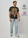 Мужская базовая футболка / Тигровый стимпанк