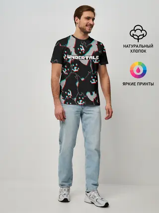 Мужская базовая футболка / Undertale