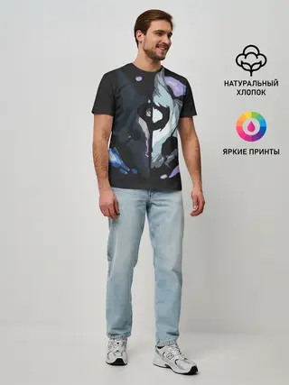 Мужская базовая футболка / League of Legends