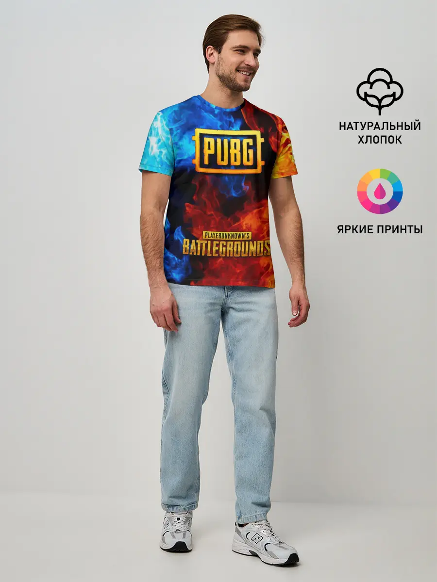 Мужская базовая футболка / PUBG