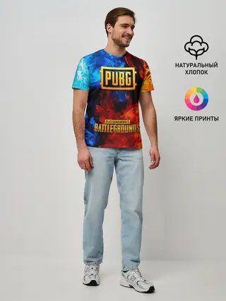 Мужская базовая футболка / PUBG