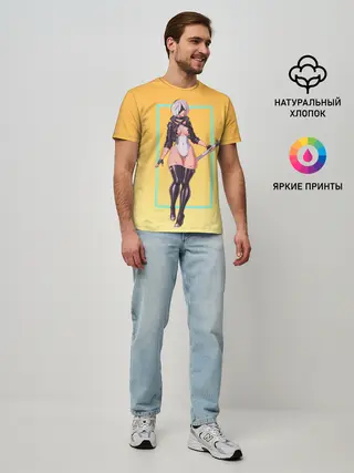 Мужская базовая футболка / Cyber 2b