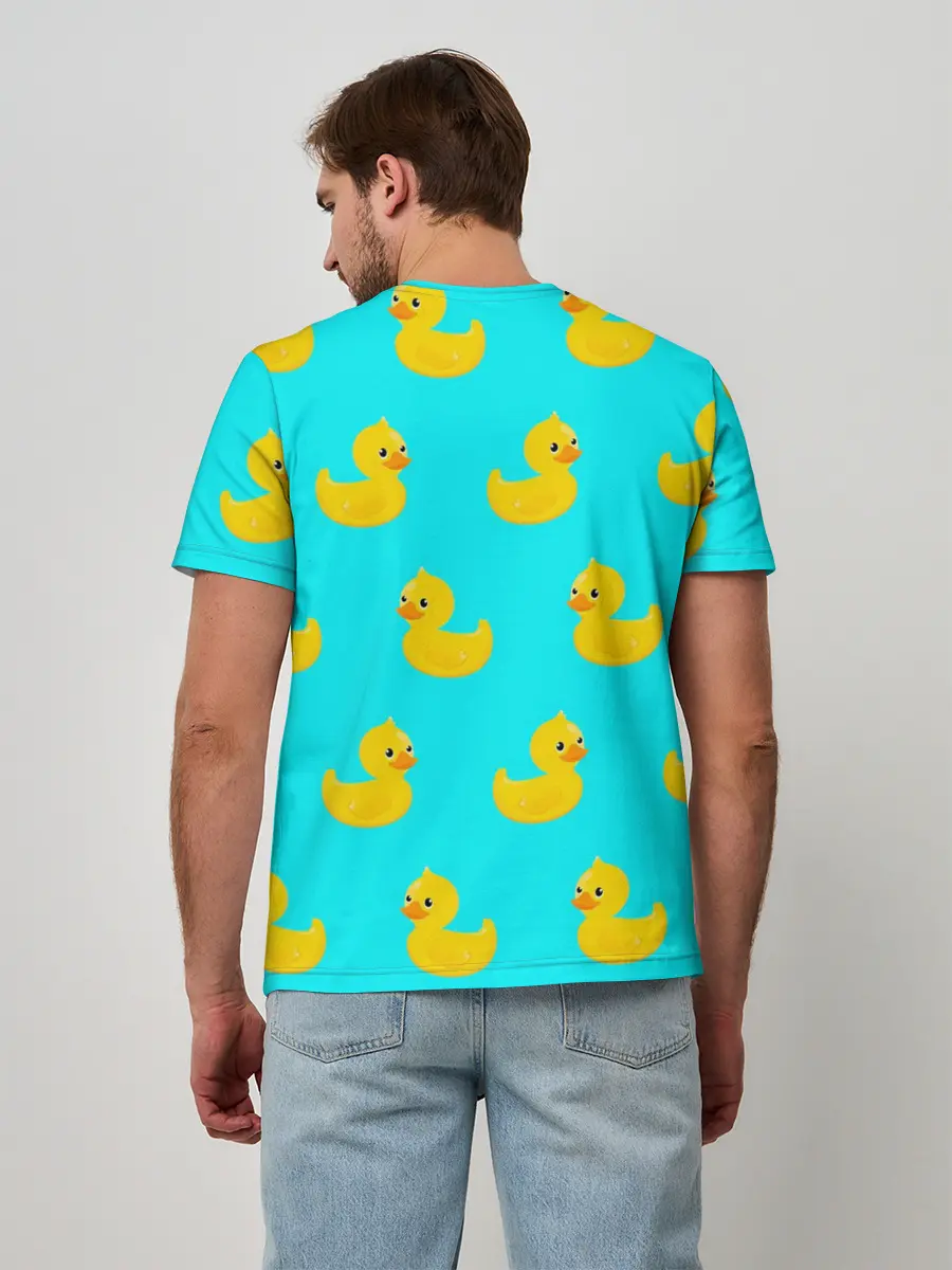 Мужская базовая футболка / Уточки