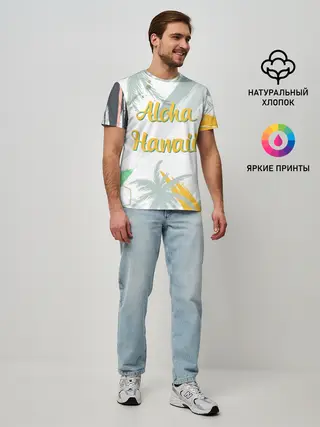 Мужская базовая футболка / Aloha Hawaii