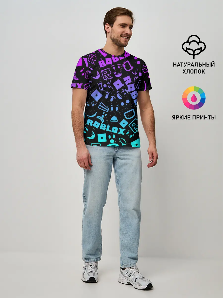 Мужская базовая футболка / ROBLOX | РОБЛОКС