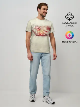 Мужская базовая футболка / С ДНЁМ ПОБЕДЫ!