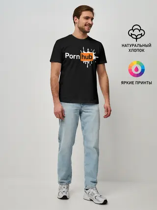 Мужская базовая футболка / PORN HUB
