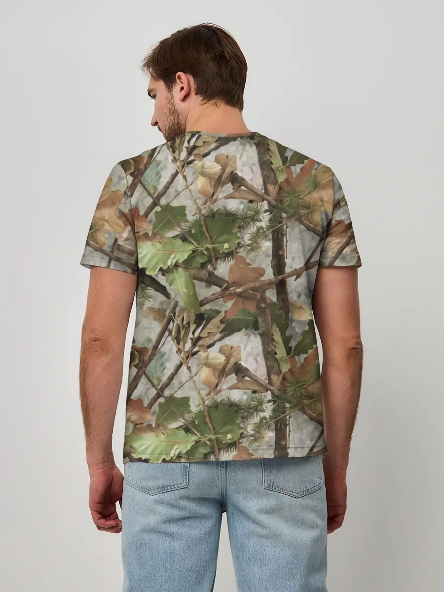 Мужская базовая футболка / Камуфляж