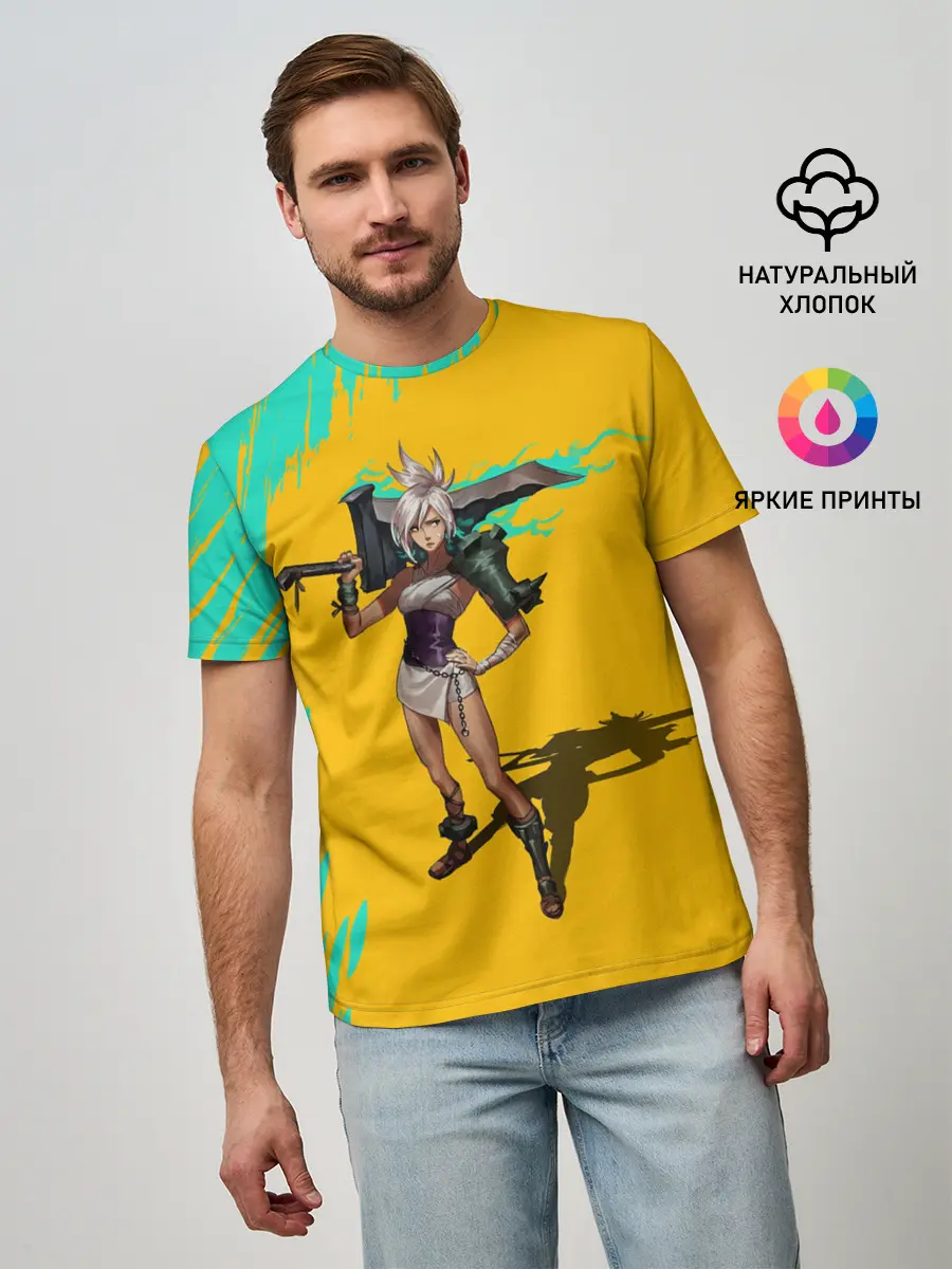 Мужская базовая футболка / Ривен | LOL