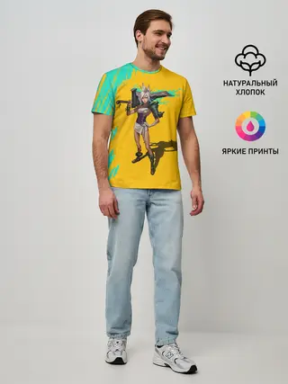 Мужская базовая футболка / Ривен | LOL