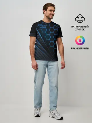 Мужская базовая футболка / Detroit RK900