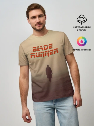 Мужская базовая футболка / Бегущий по лезвию