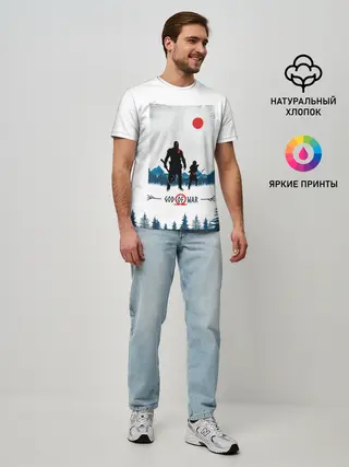 Мужская базовая футболка / God whith son