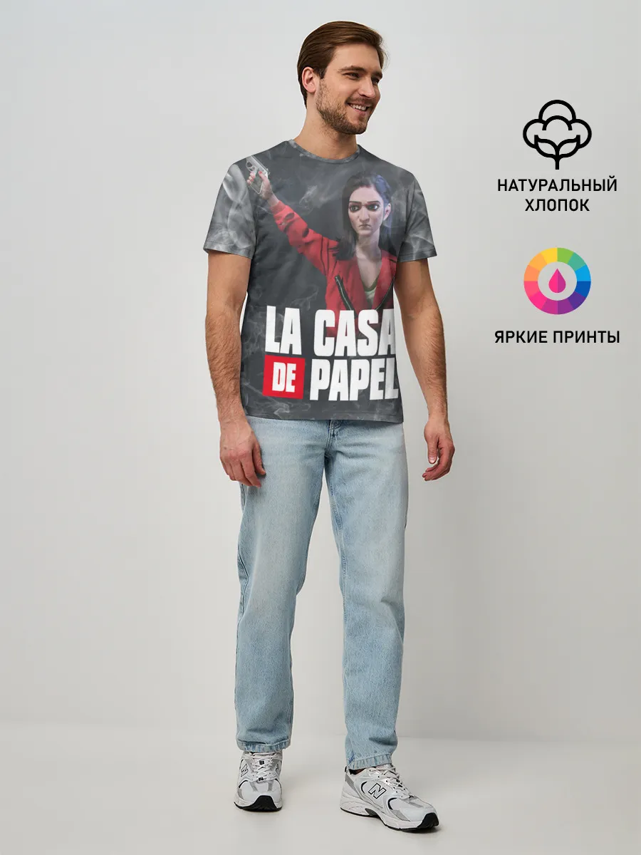 Мужская базовая футболка / Бумажный дом | Найроби