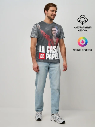 Мужская базовая футболка / Бумажный дом | Найроби