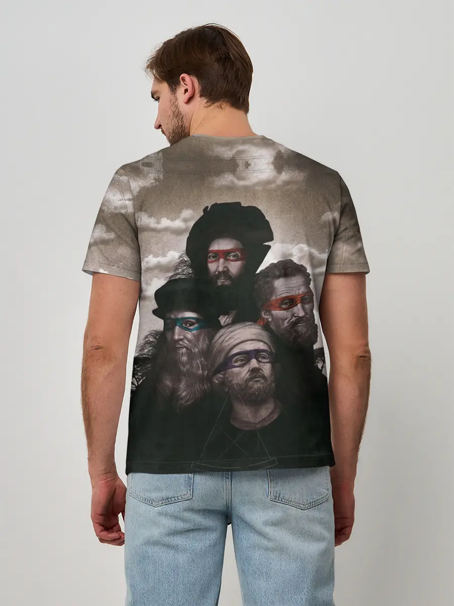 Мужская базовая футболка / Художники, не черепашки ниндзя