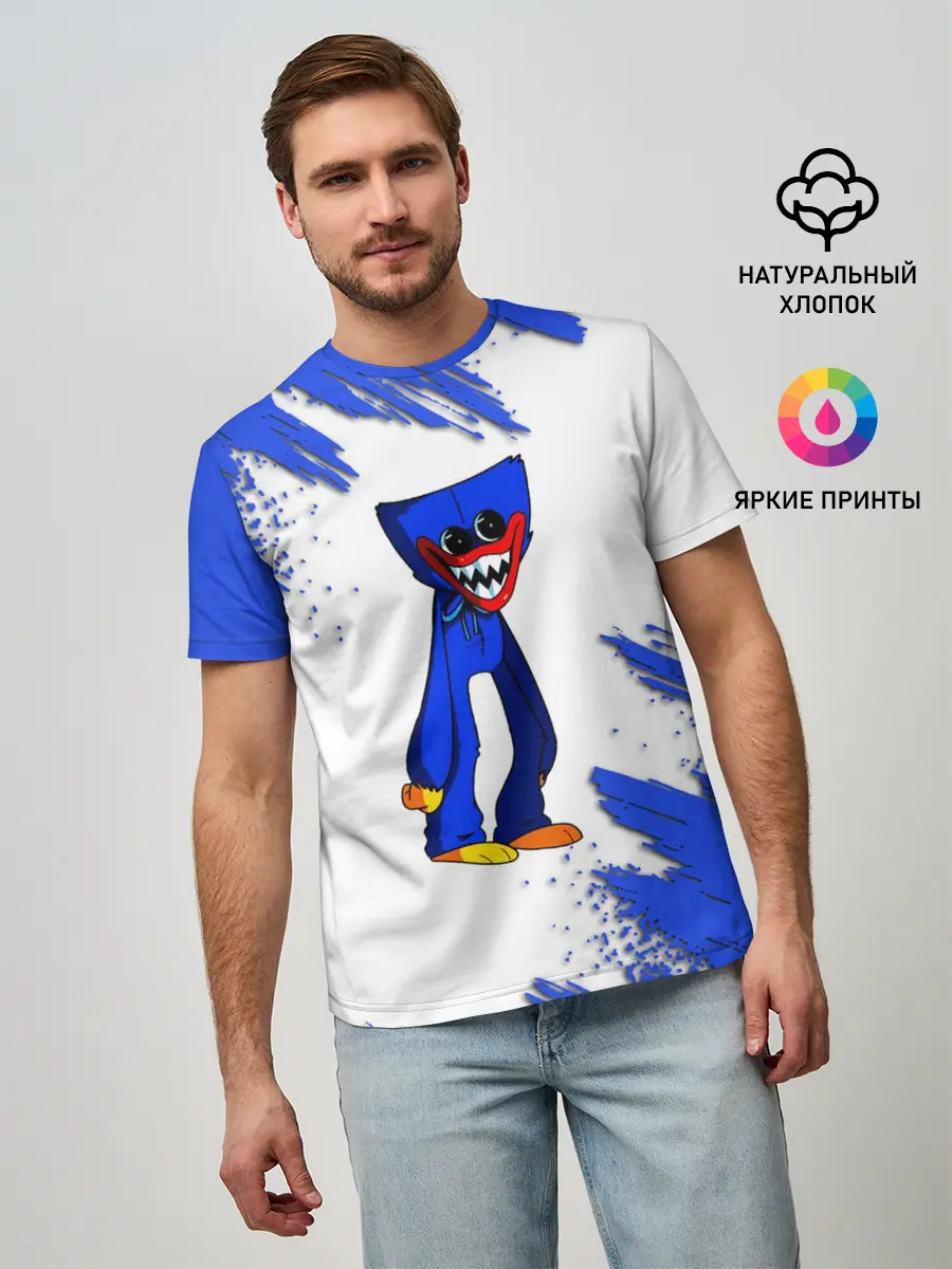 Мужская базовая футболка / Poppy Playtime