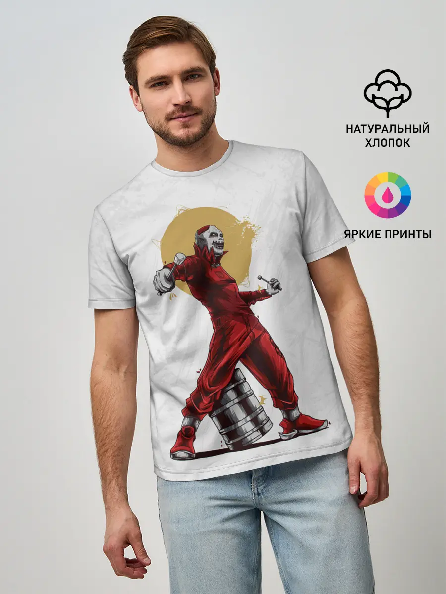 Мужская базовая футболка / JOES JORDISON | SLIPKNOT | СЛИПКНОТ