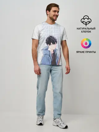 Мужская базовая футболка / Guitarist