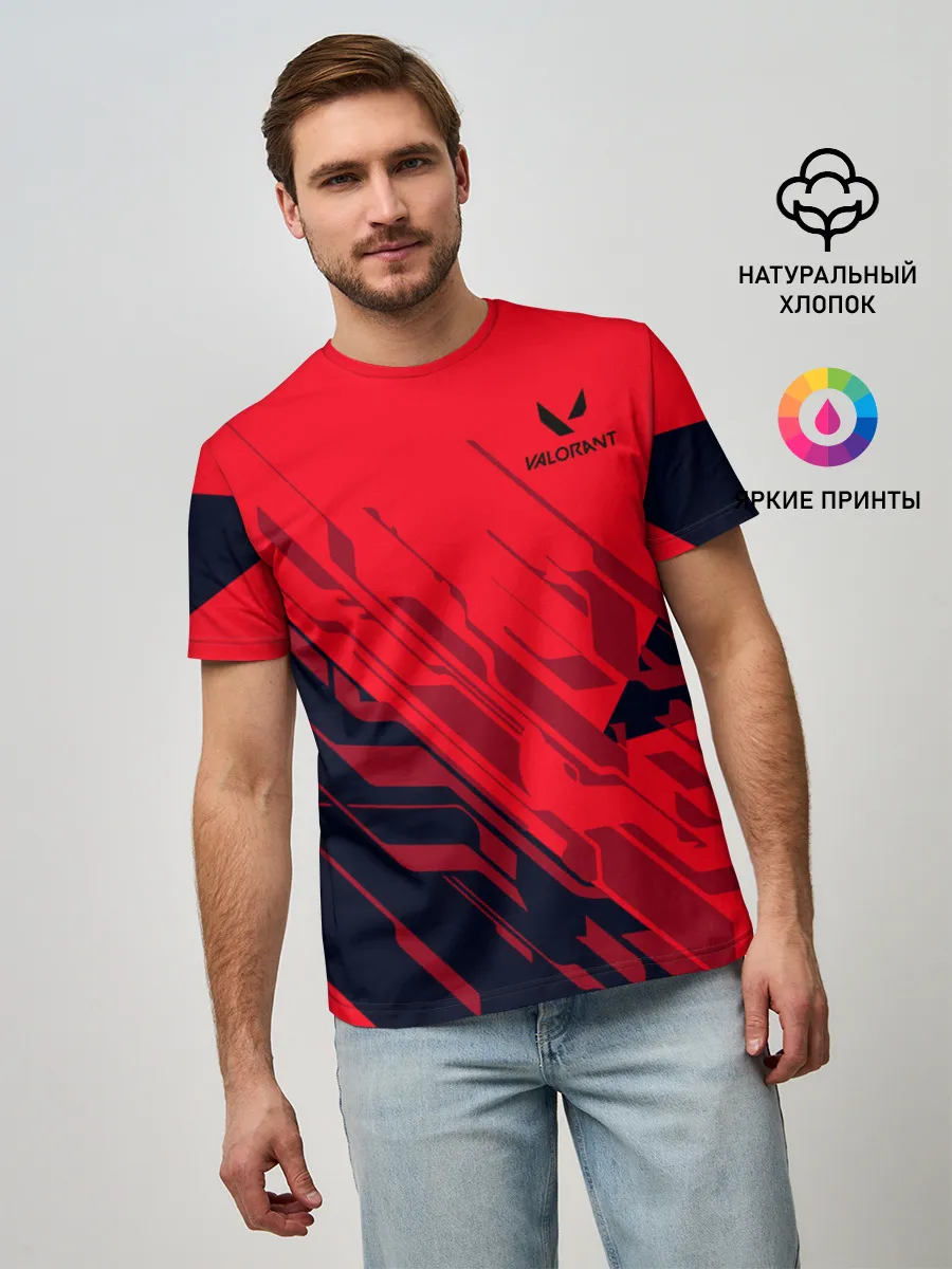 Мужская базовая футболка / Valorant