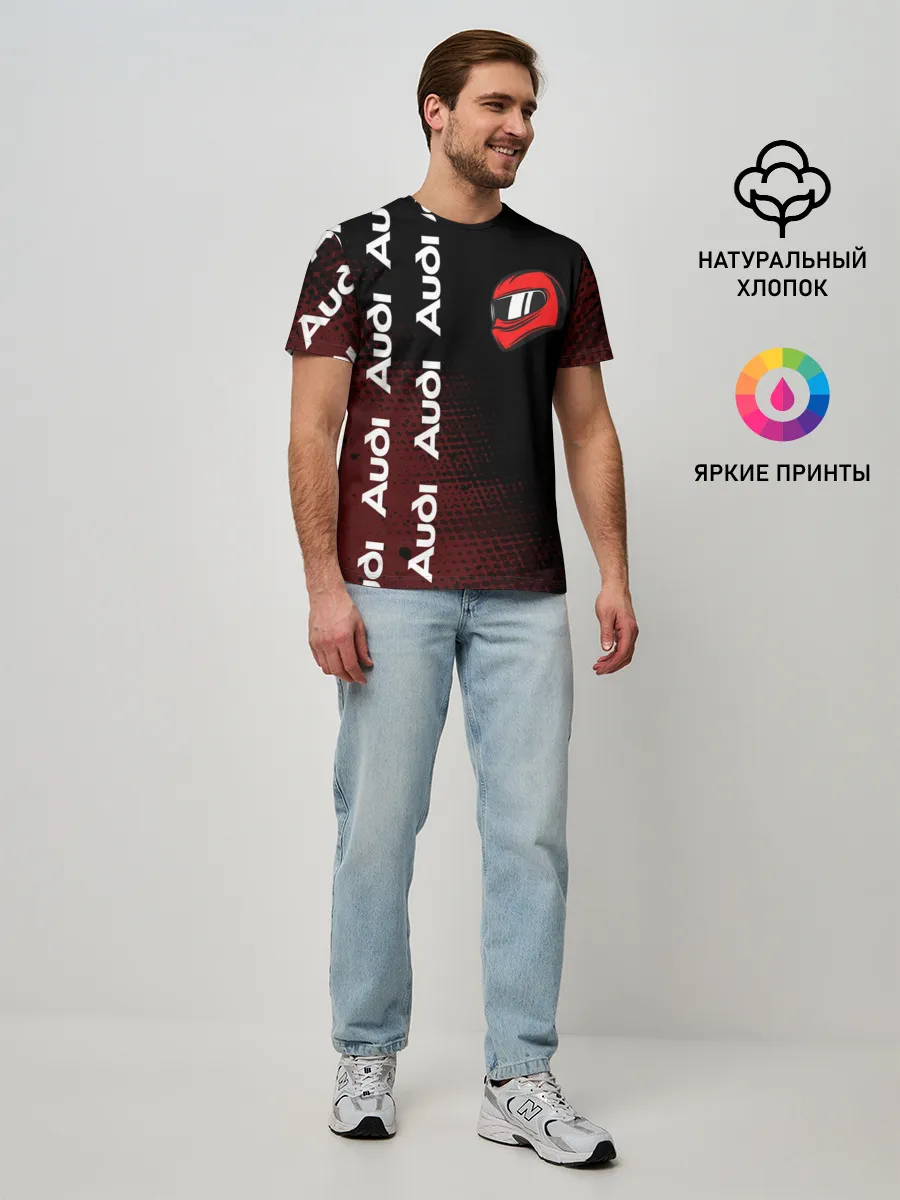 Мужская базовая футболка / Ауди - Pro Racing