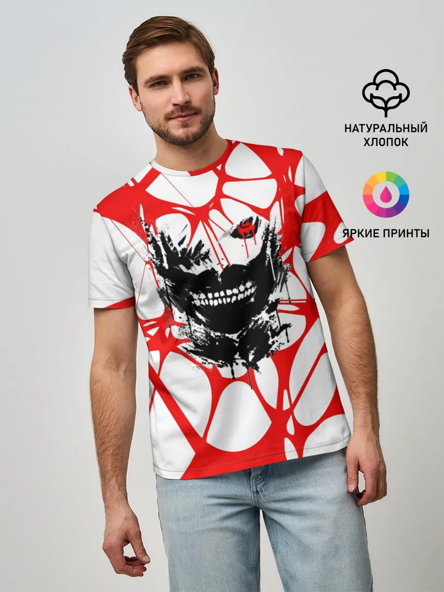 Мужская базовая футболка / Канеки Кен