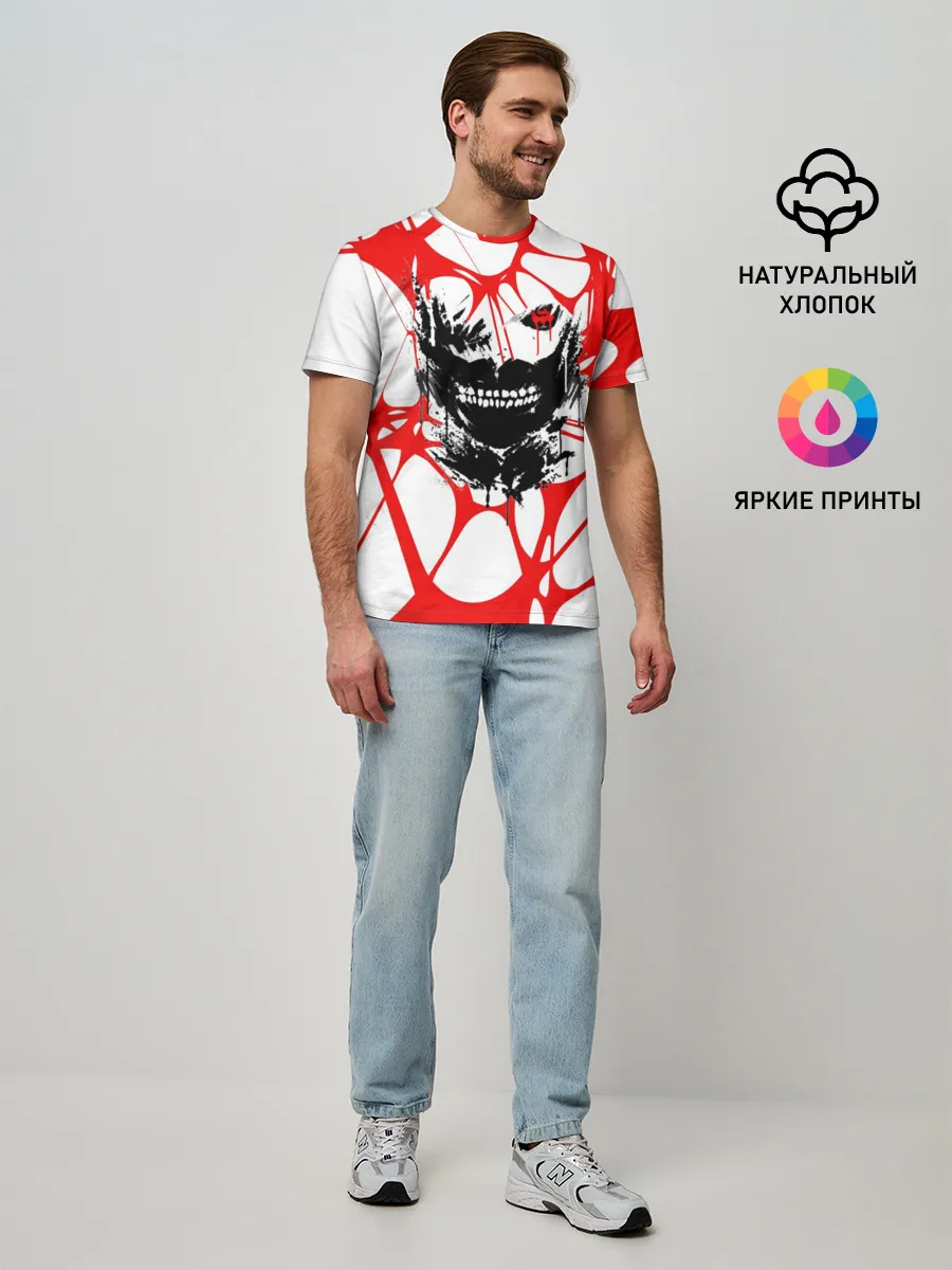 Мужская базовая футболка / Канеки Кен