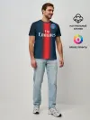 Мужская базовая футболка / PSG Форма Новая Home 18/19