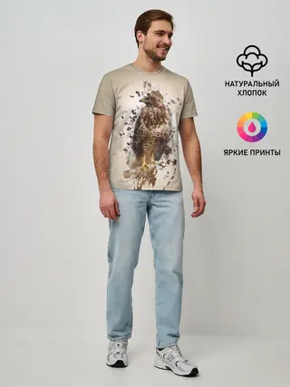 Мужская базовая футболка / Птица