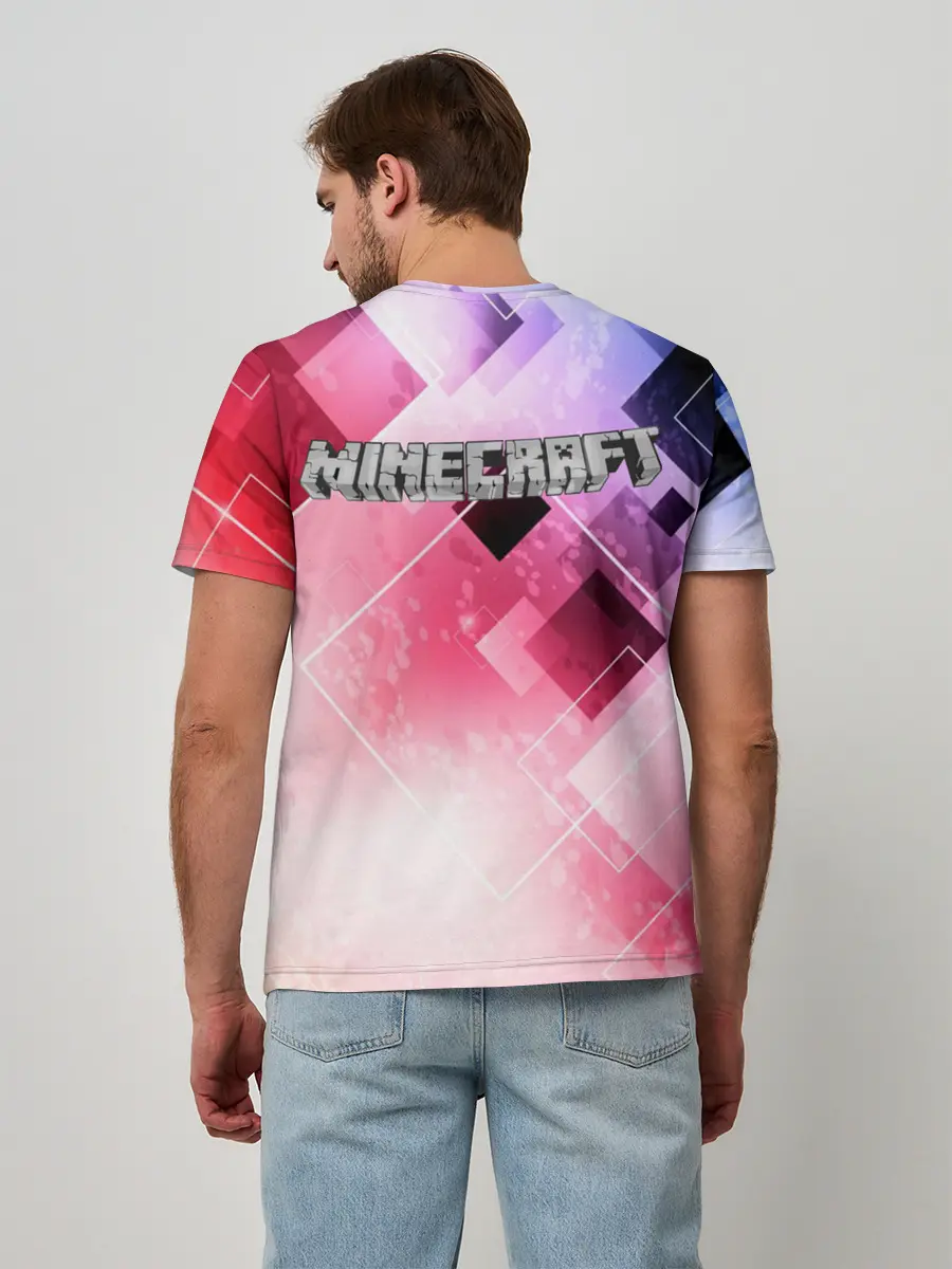 Мужская базовая футболка / Майнкрафт