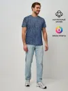 Мужская базовая футболка / Джинса