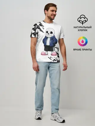 Мужская базовая футболка / UNDERTALE