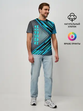 Мужская базовая футболка / Russia