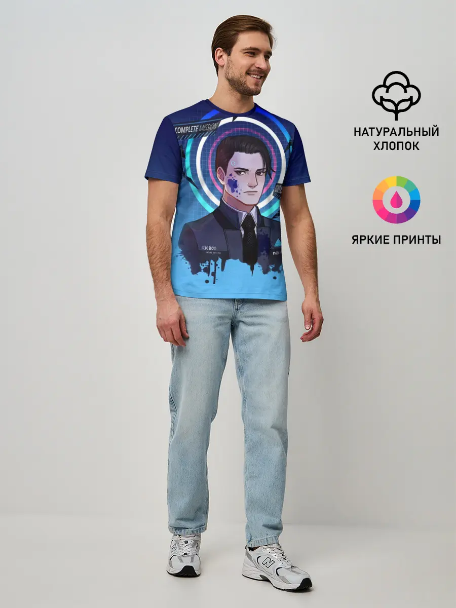 Мужская базовая футболка / Detroit: Become Human