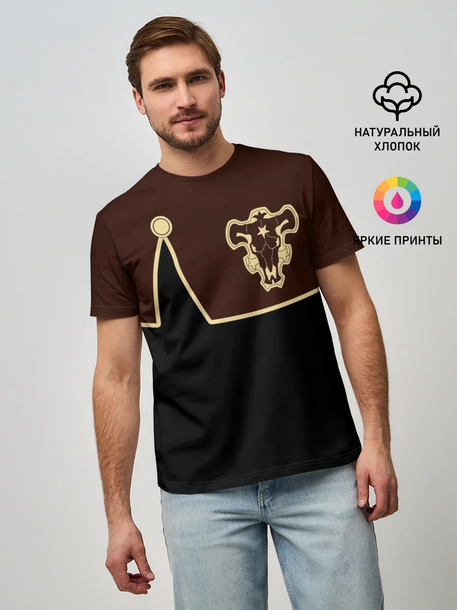 Мужская базовая футболка / Мантия Чёрный Бык