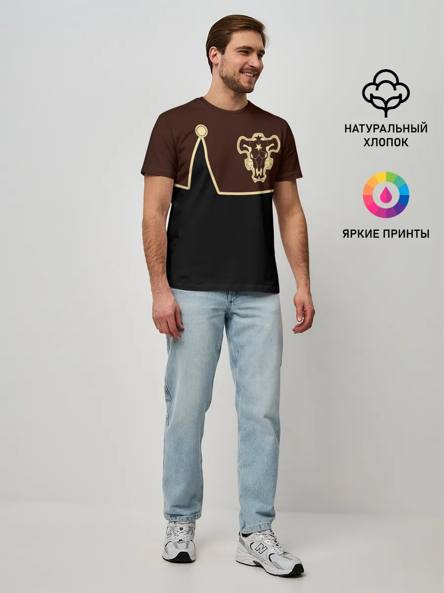 Мужская базовая футболка / Мантия Чёрный Бык