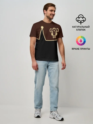 Мужская базовая футболка / Мантия Чёрный Бык