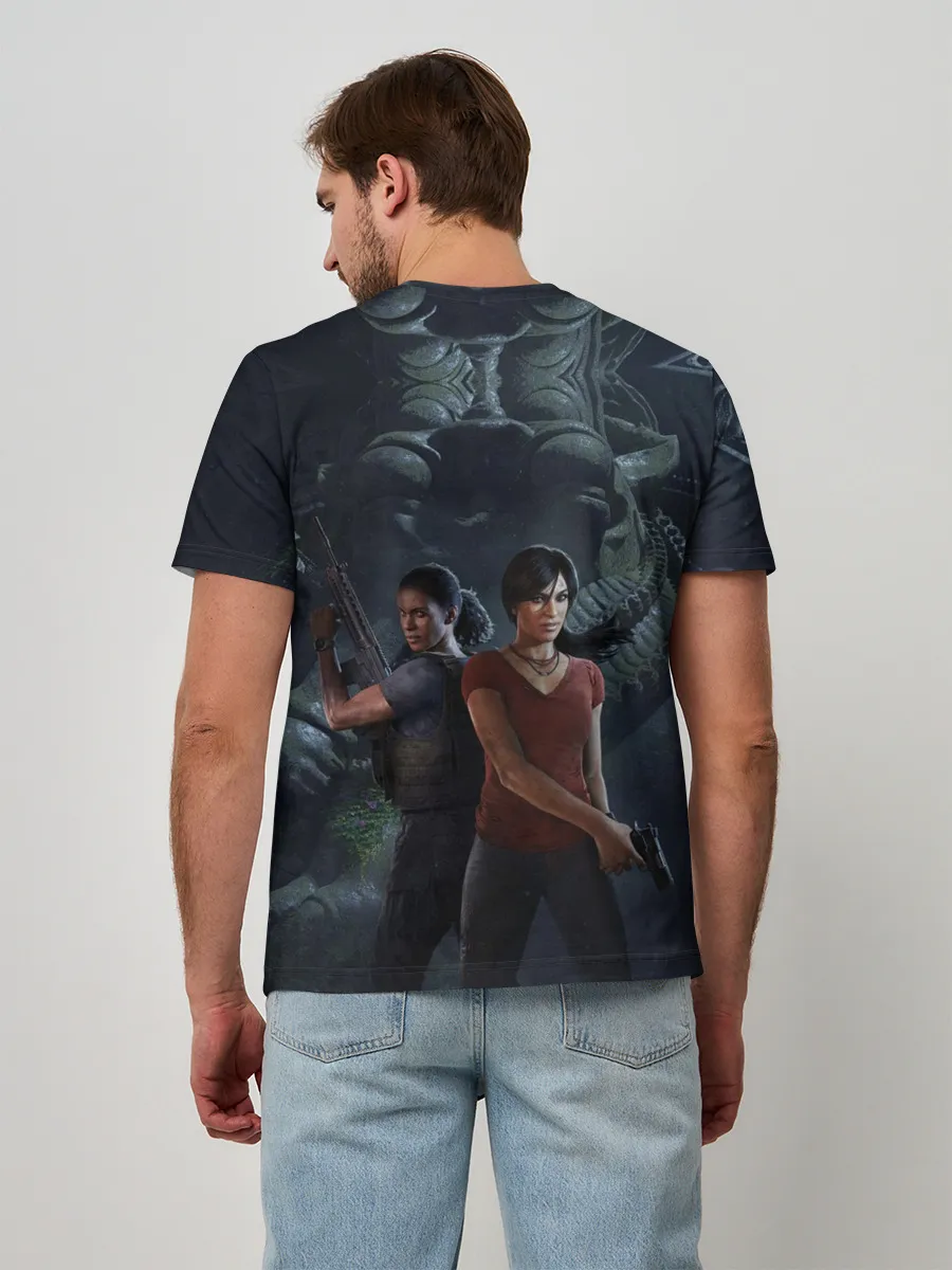 Мужская базовая футболка / Uncharted The Lost Legacy