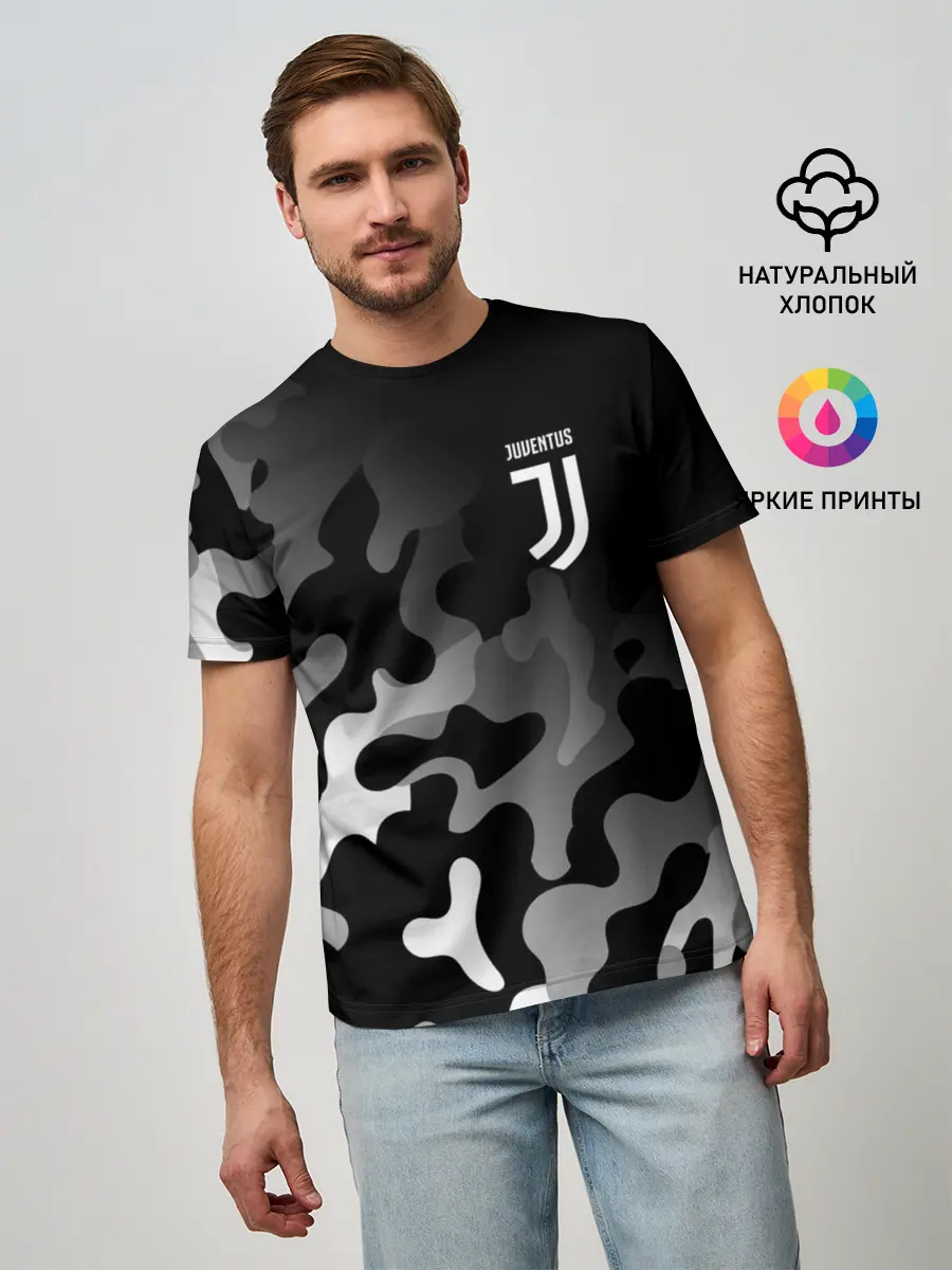 Мужская базовая футболка / JUVENTUS / ЮВЕНТУС