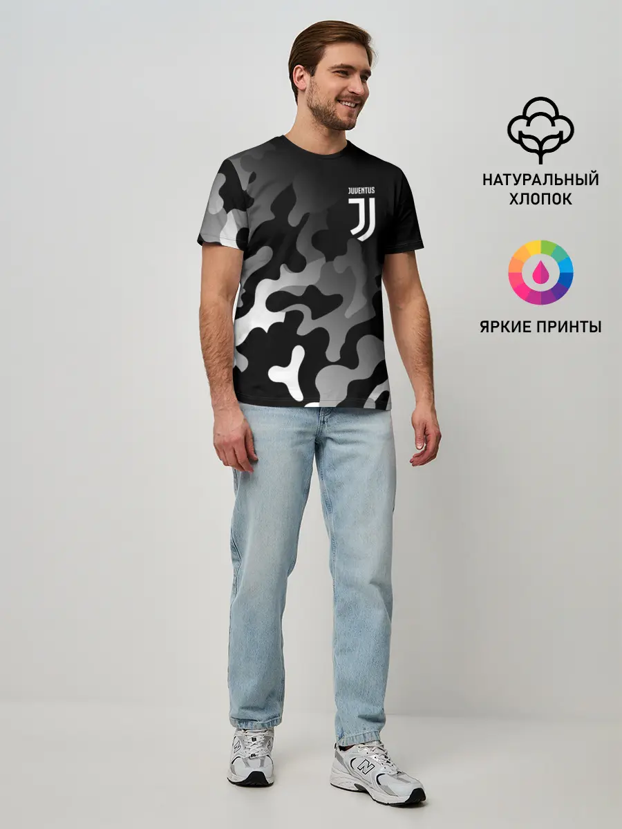 Мужская базовая футболка / JUVENTUS / ЮВЕНТУС