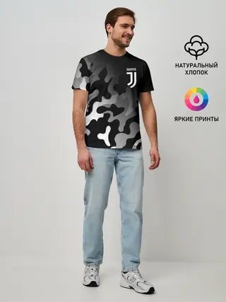 Мужская базовая футболка / JUVENTUS / ЮВЕНТУС